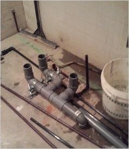 雑排水管の配管