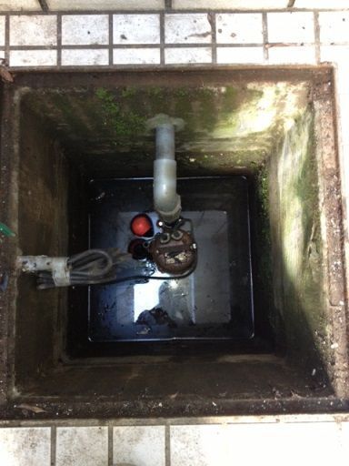 地下ドライエリアの排水槽
