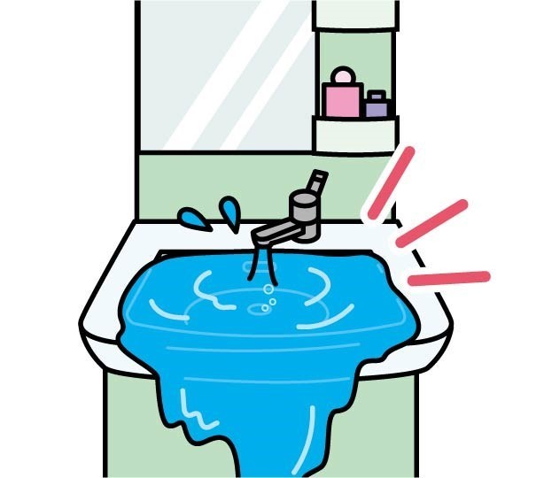 洗面台の排水口つまり