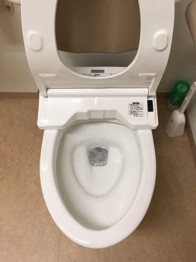 自然になおるトイレつまりの事例