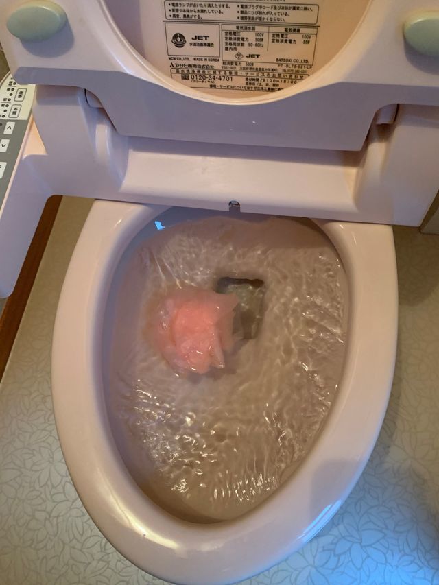 トイレットペーパーが原因のトイレ詰まり