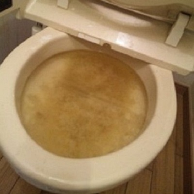 トイレに汚水が逆流する